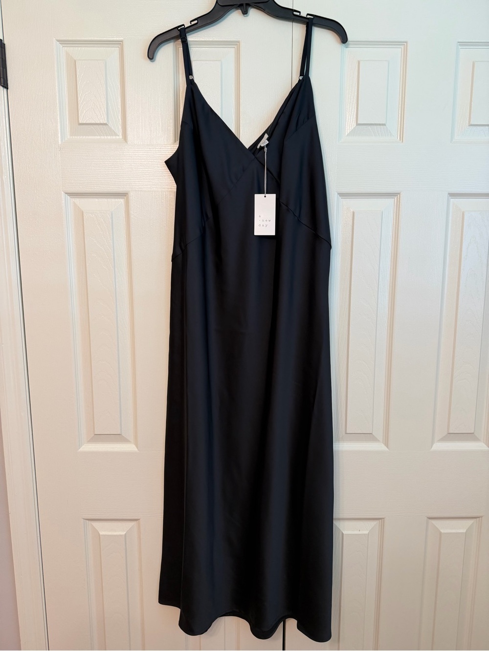 A New Day Black Slip Dress